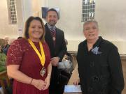 With the Mayor of Gosport